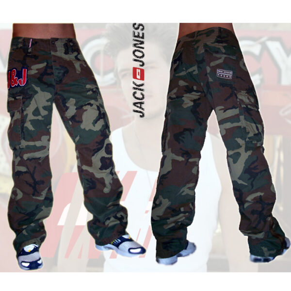 Jack & Jones Herren Hose BADGE S05C Camouflage