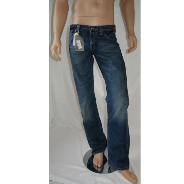 Lee Herren Jeans Ripley Blau Button Fly geraden Beinen L700AD52