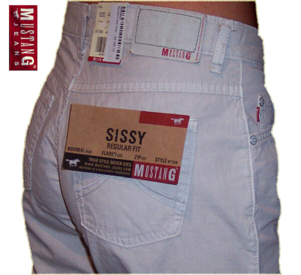 Mustang Damen Hose Sissy Creme 520.4485 124 Regular Fit