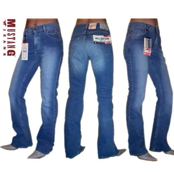 Mustang Damen Jeans Bell Bottom 520 52 910 560 Blau