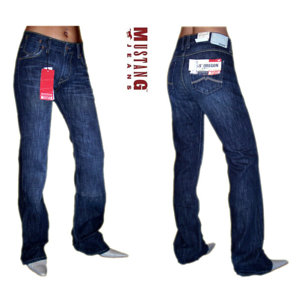 Mustang Damen Jeans Oregon 3580 5260 597 Blau