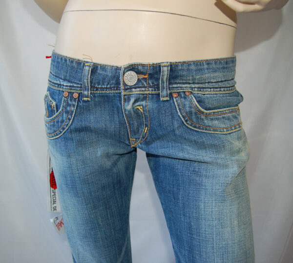 Take Two Damen Jeans Loop DO543 Blau