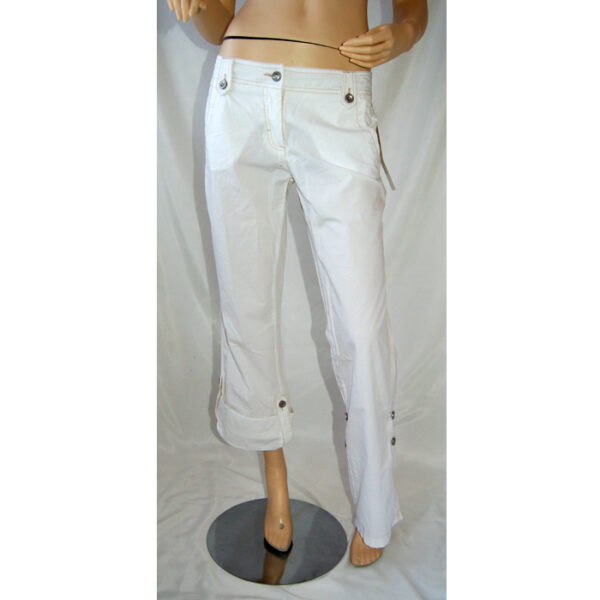 Tom Tailor Damen Hose Helen Weiß Sommerhose 60114680070