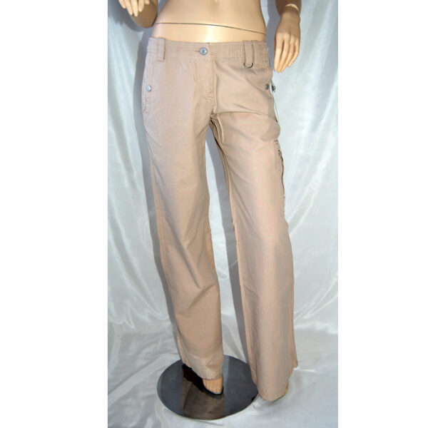 Tom Tailor Damen Hose Maya Low Beige exklusives Design