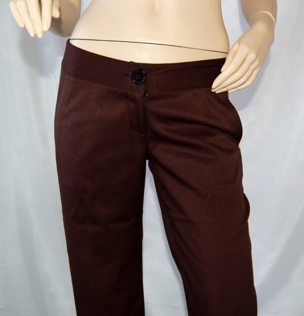 Vero Moda Damen Hose Braun Hank Terry Pant