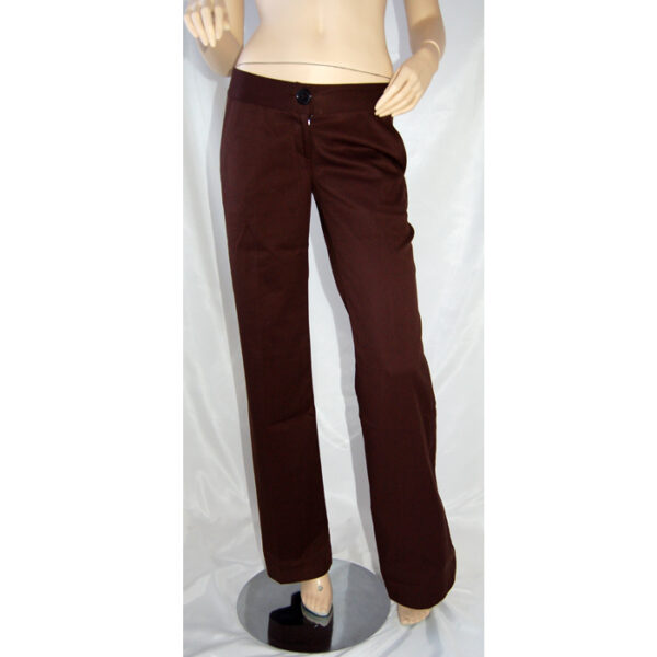 Vero Moda Damen Hose Braun Hank Terry Pant