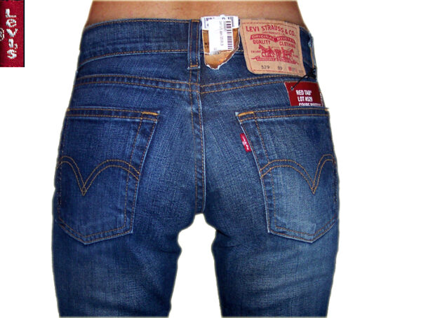 levis 529 Damen Jeans Bootcut Red Tab Girl 529.89.26 Blau